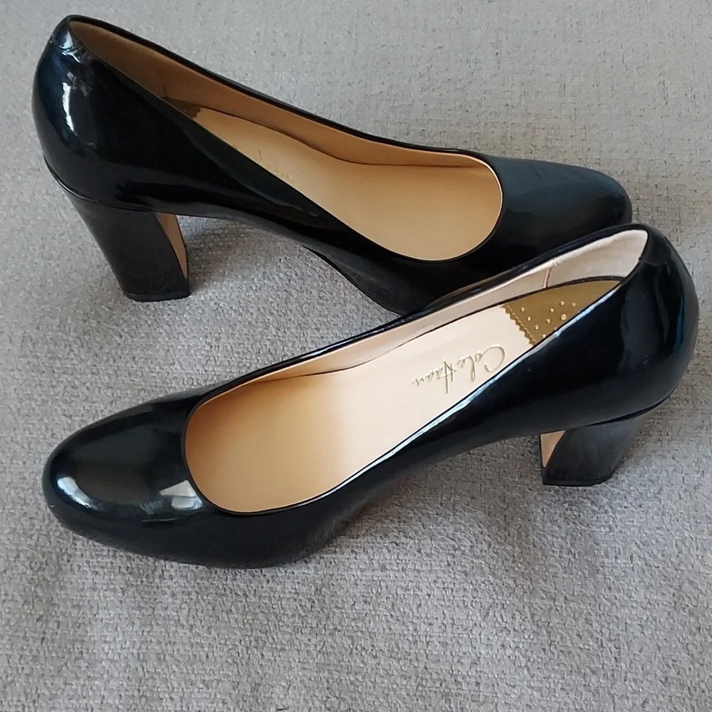 Cole Haan Nine Air Black Patent Leather Pump